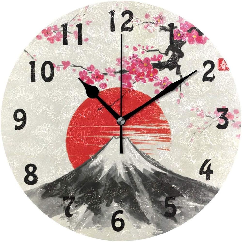 Настенные часы в японском стиле